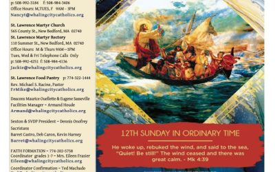 Bulletin for the 12th Sunday of Ordinary Time June 23, 2024