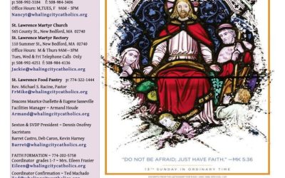 Bulletin for the 13th Sunday of Ordinary Time June 30, 2024