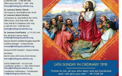 Bulletin for the 14th Sunday in Ordinary Time July 9, 2023