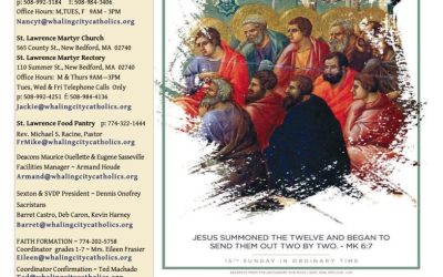 Bulletin for the 15th Sunday of Ordinary Time July 14, 2024
