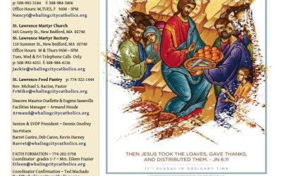 Bulletin for the 17th Sunday of Ordinary Time July 28, 2024