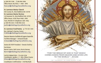 Bulletin for the 18th Sunday of Ordinary Time August 4, 2024