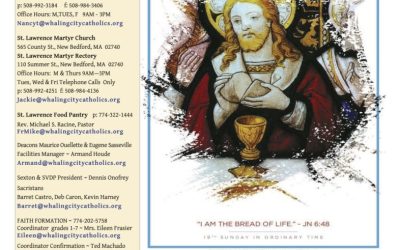 Bulletin for the 19th Sunday of Ordinary Time August 11, 2024