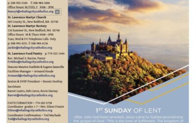Bulletin for the 1st Sunday of Lent February 18, 2024