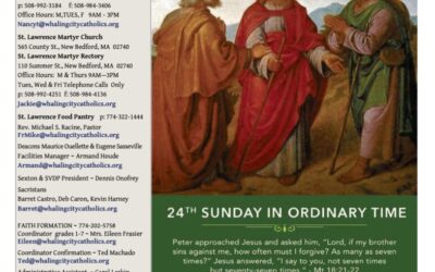 Bulletin for the 24th Sunday in Ordinary Time September 17, 2023