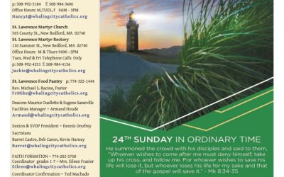 Bulletin for the 24th Sunday of Ordinary Time September 15, 2024