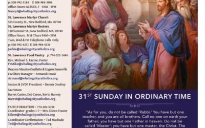 Bulletin for the 31st Sunday in Ordinary Time November 5, 2023