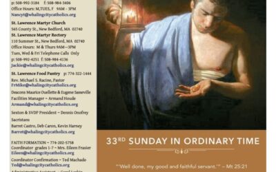 Bulletin for the 33rd Sunday in Ordinary Time November 19, 2023