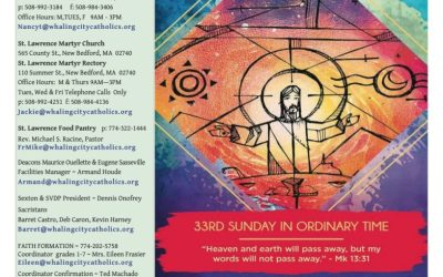 Bulletin for 33rd Sunday in Ordinary Time November 17, 2024