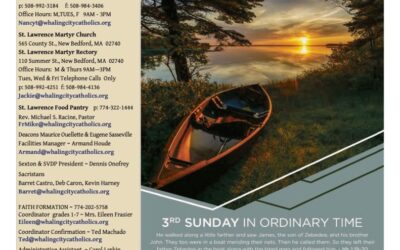 Bulletin for the 3rd Sunday in Ordinary Time January 21, 2024