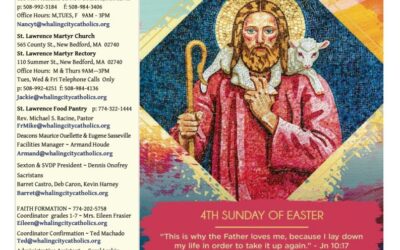 Bulletin for 4th Sunday of Easter April 21, 2024