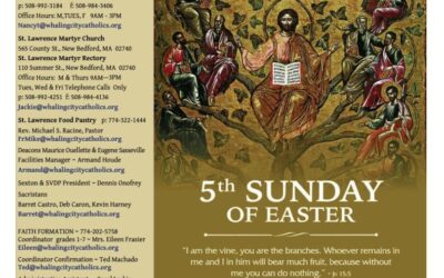 Bulletin for 5th Sunday of Easter April 28, 2024