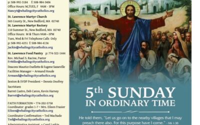 Bulletin for the 5th Sunday in Ordinary Time February 4, 2024