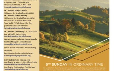 Bulletin for the 6th Sunday in Ordinary Time February 11, 2024