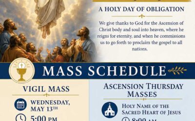 Holy Day – Ascension Thursday