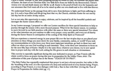 Bishop da Cunha’s Easter Message 2024