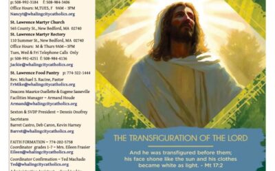 Bulletin for the Transfiguration of the Lord  August 6, 2023