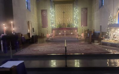 Photo before Candlelight Mass on the Final Full day of Advent